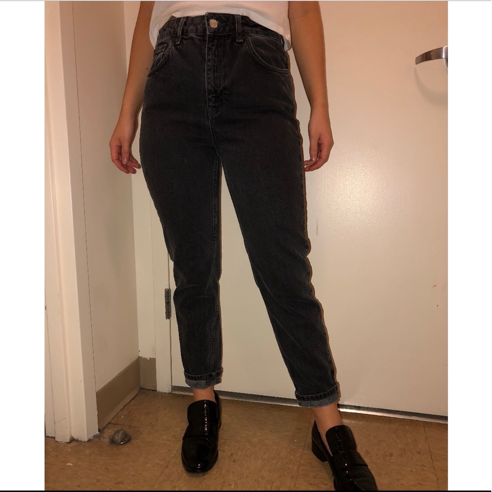 Topshop high waisted mom jeans